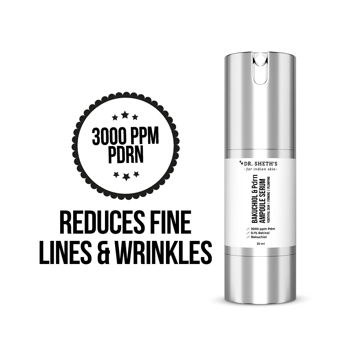 Bakuchiol & Pdrn Ampoule Serum - 30ml