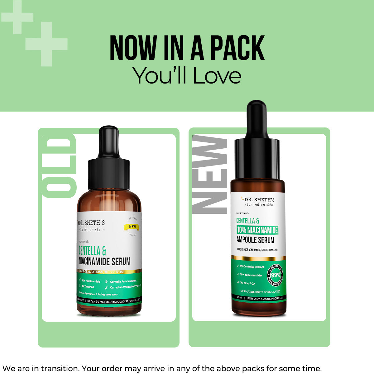 Centella & 10% Niacinamide Ampoule Serum - 30ml