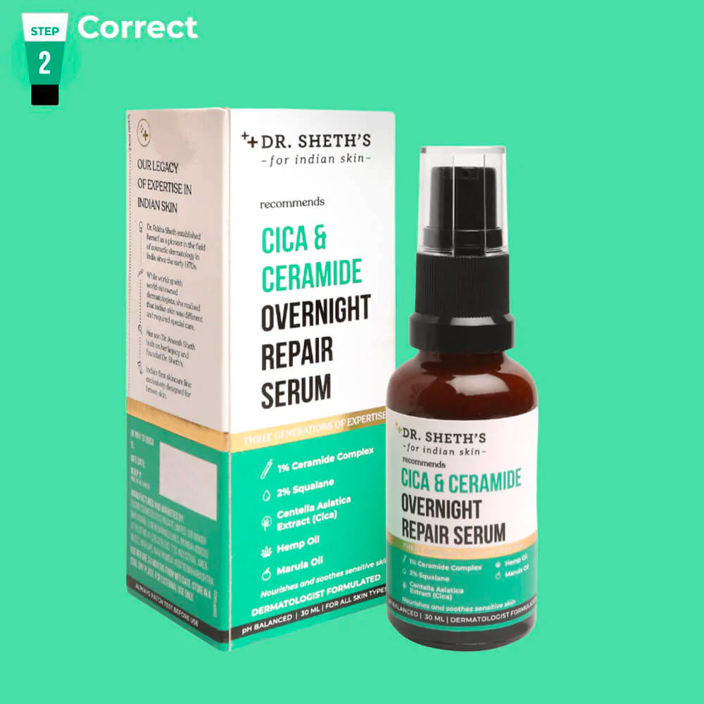 Cica & Ceramide Overnight Repair Serum - 30ml