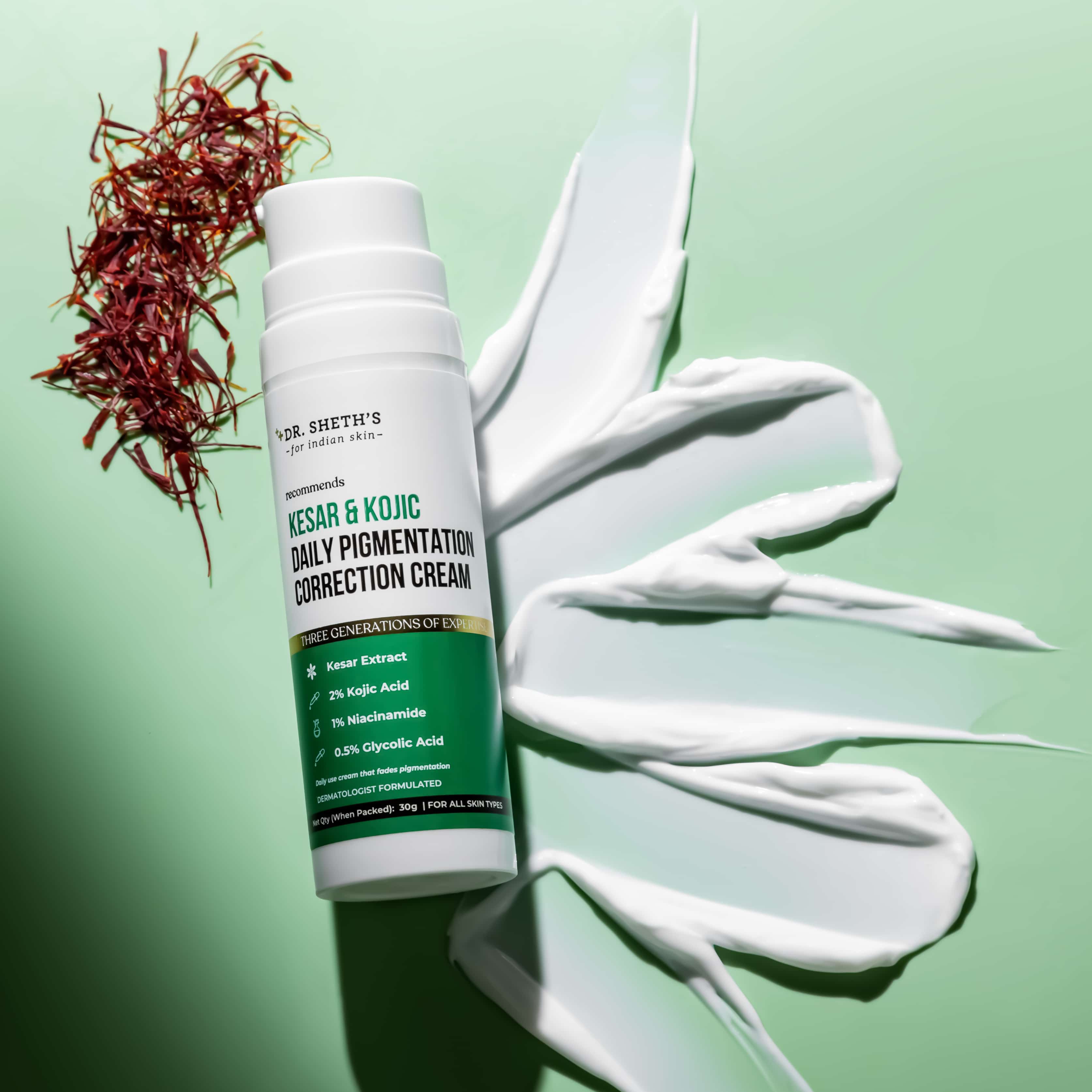 Kesar & Kojic Daily Pigmentation Correction Cream - 30G