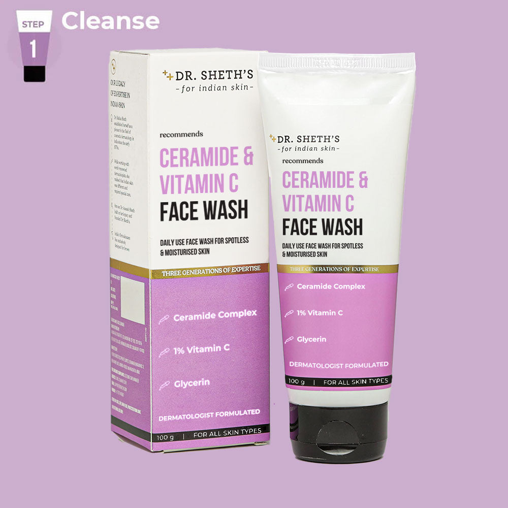 Ceramide & Vitamin C Face Wash - 100g