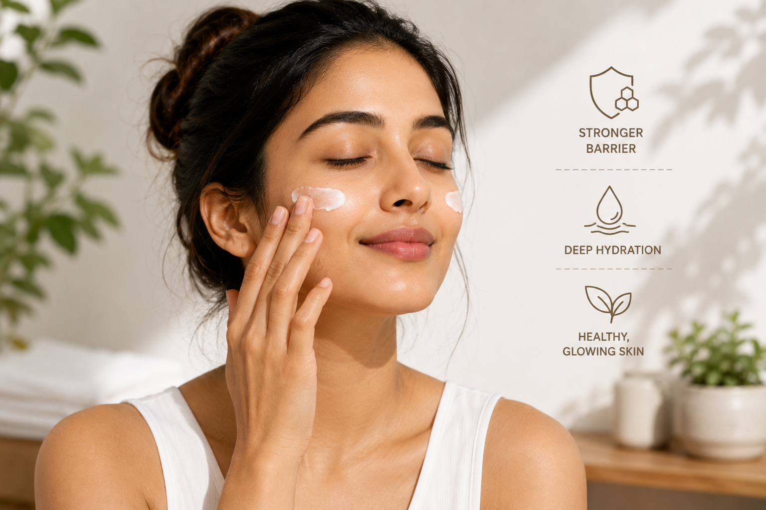 Best Face Moisturizer for Dry Skin in India The Ceramide + HA Routine