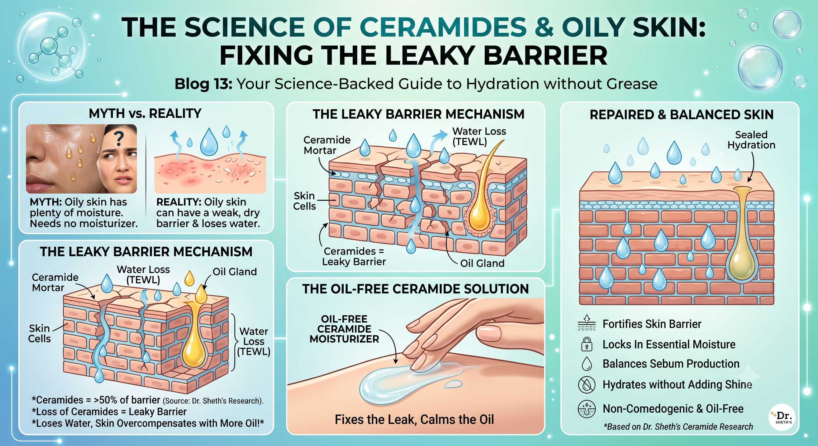 Ceramide Moisturizers for Oily Skin