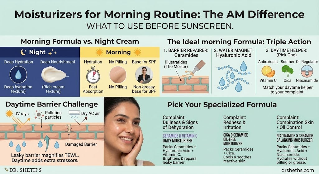 Moisturizers for Morning Routine: What to Use Before Sunscreen