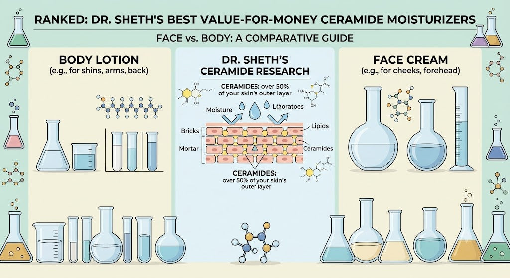 ranked list value for money ceramide moisturizers