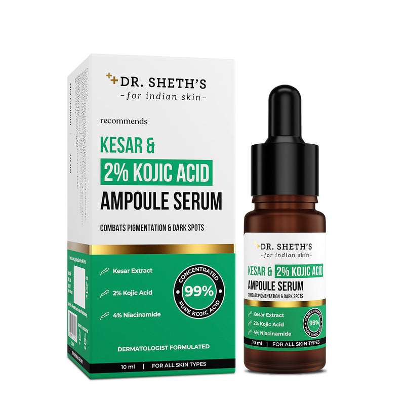 Kesar and 2% Kojic Acid Ampoule Serum - 10ml