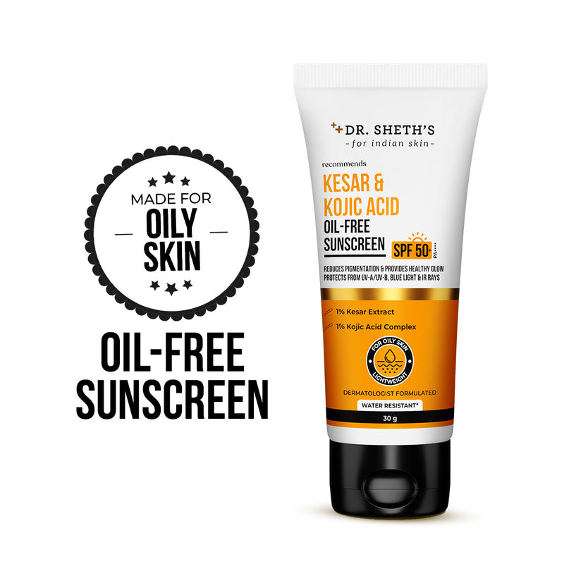 Kesar & Kojic Acid Oil Free Sunscreen - 30g
