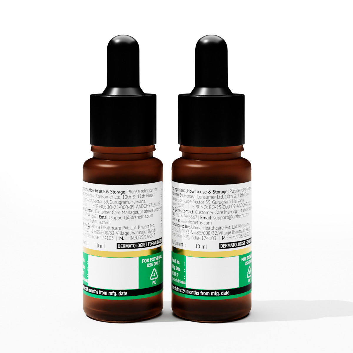 Ceramide & 10% Vitamin C Ampoule Serum - 10ml (Pack of 2)