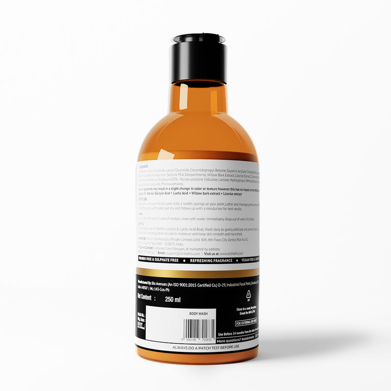 Licorice & Lactic Acid Body Wash - 250ml
