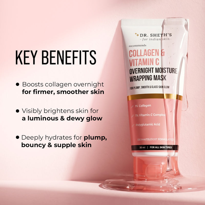 Collagen & Vitamin C Overnight Moisture Wrapping Mask - 50ml