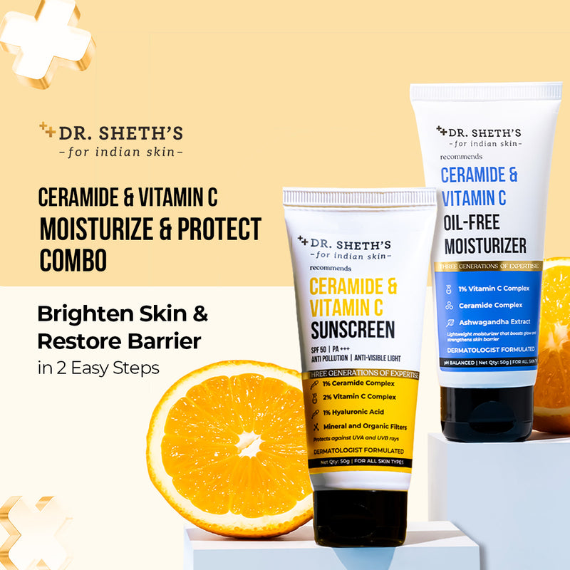 Ceramide & Vitamin C Moisturize & Protect Combo