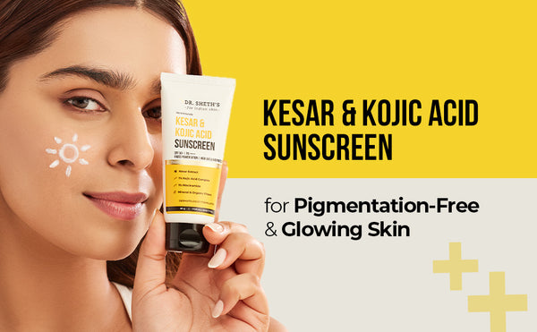 Kesar & Kojic Acid Sunscreen - 80g In-Vivo Tested SPF 50+ PA ++++