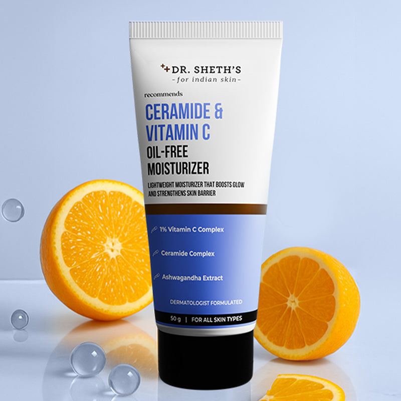 Dr. Sheth's Ceramide & Vitamin C Brightening Oil-Free Moisturizer
