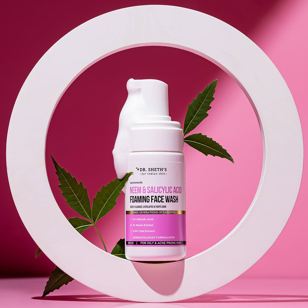 Neem & Salicylic Acid Foaming Face Wash 100ml Dr Sheth's