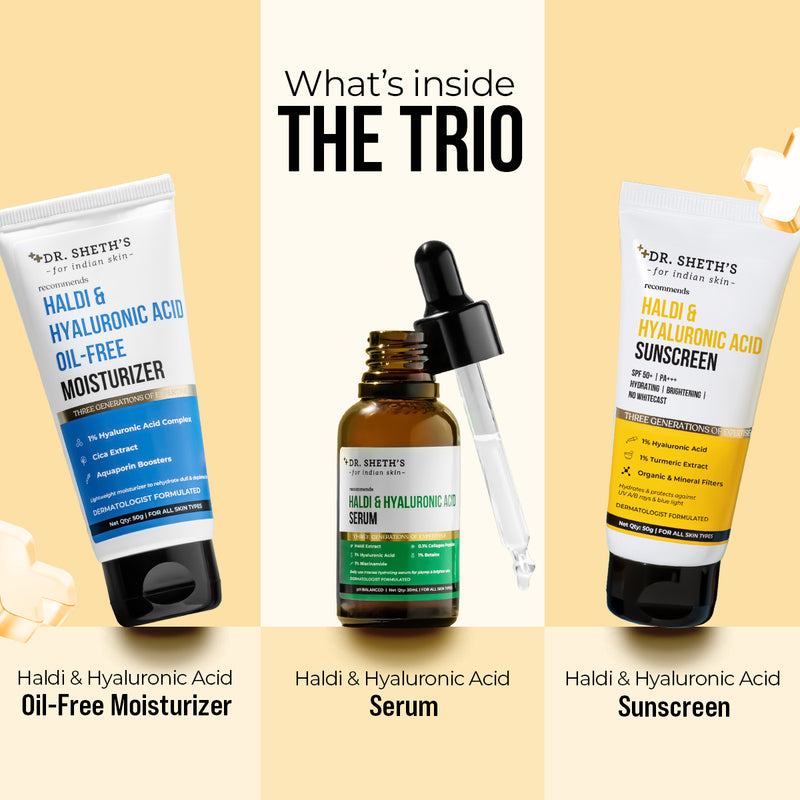 Haldi & Hyaluronic Acid Trio