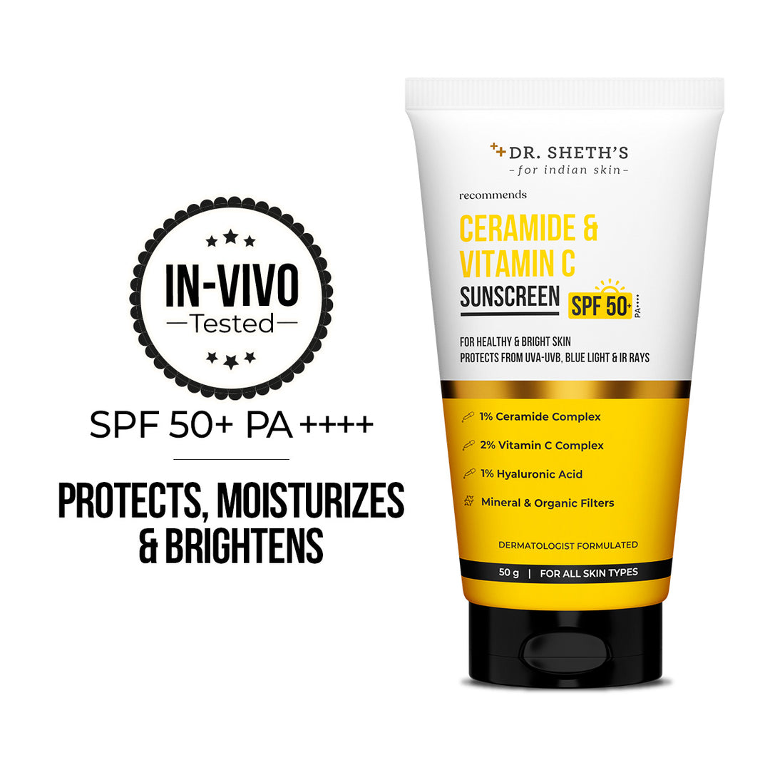 Best Sunscreen for Indian Skin SPF 50+++ – Dr Sheth's