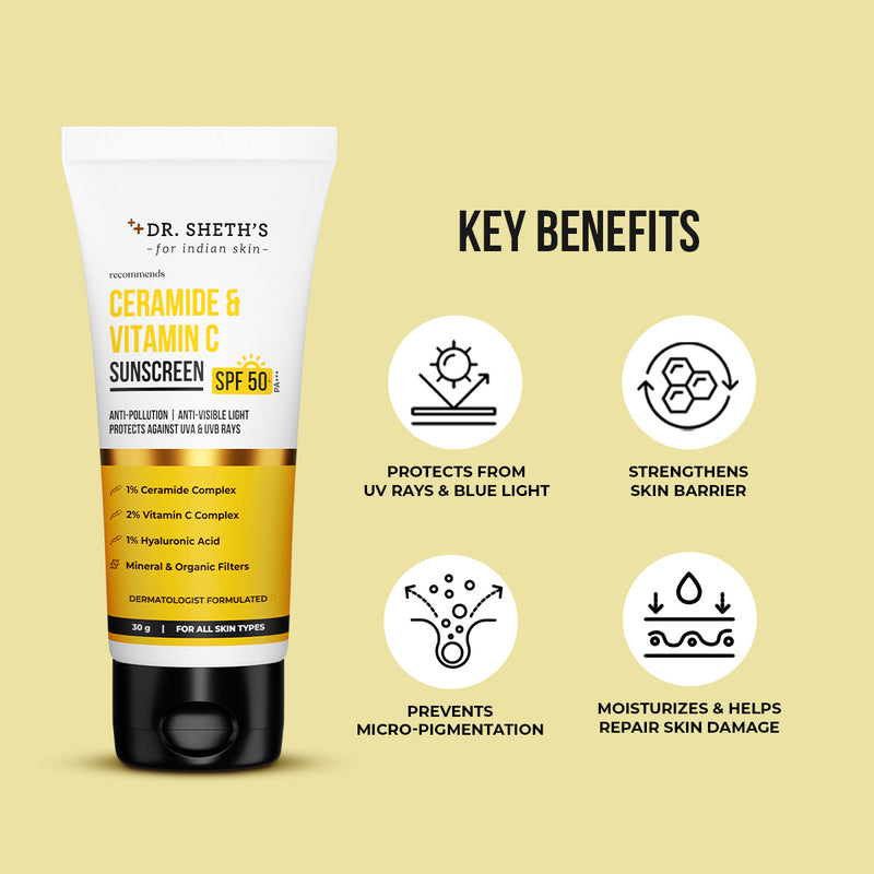 Ceramide & Vitamin C Sunscreen - 30g