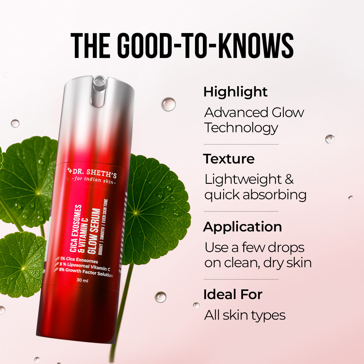 Cica Exosomes & Vitamin C Glow Serum - 30ml