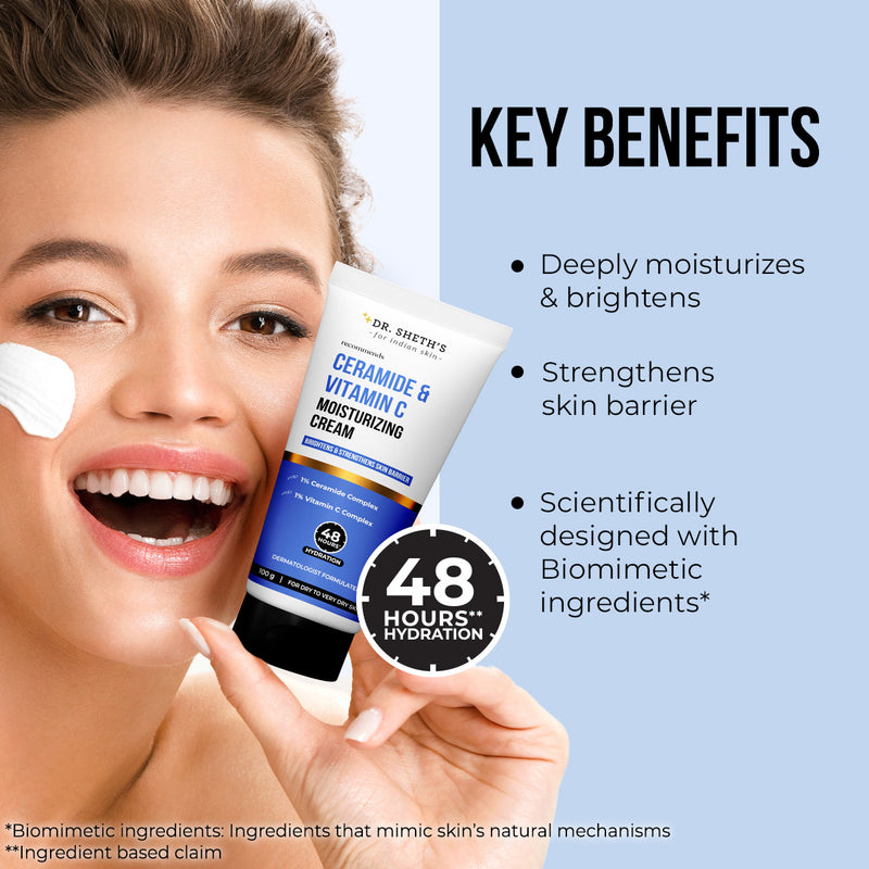 Ceramide & Vitamin C Moisturizing Cream - 100g