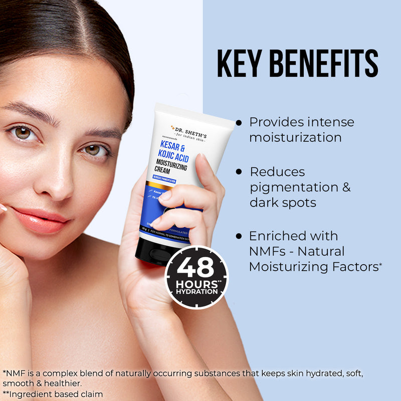 Kesar & Kojic Acid Moisturizing Cream - 50g
