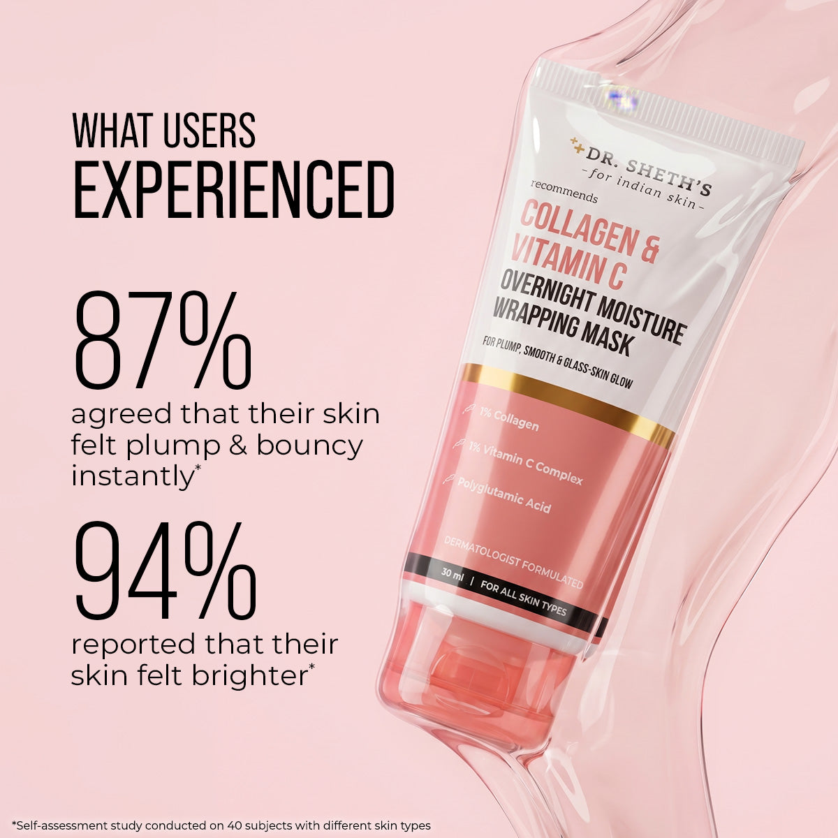 Collagen & Vitamin C Overnight Moisture Wrapping Mask - 50ml
