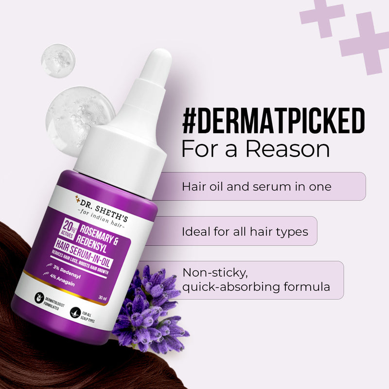 Rosemary & Redensyl Hair Serum-in-Oil - 30ml