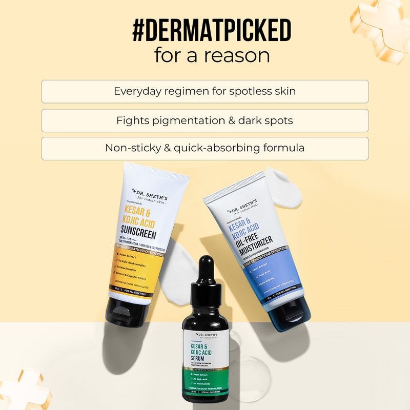 Kesar & Kojic Acid Anti-Pigmentation Trio