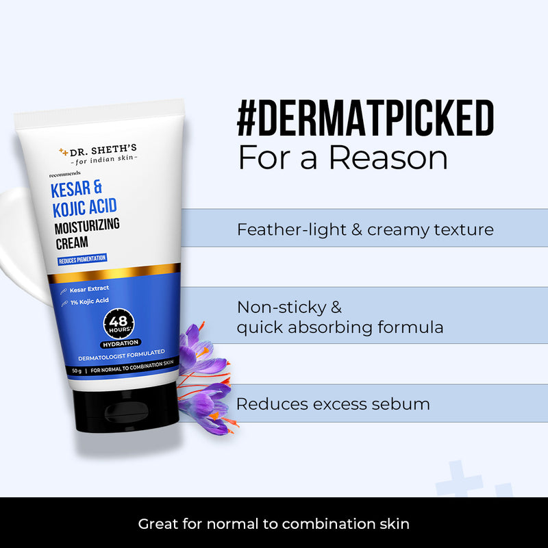 Kesar & Kojic Acid Moisturizing Cream - 50g
