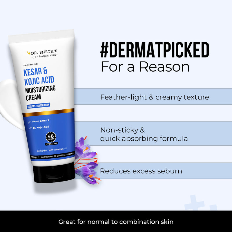 Kesar & Kojic Acid Moisturizing Cream - 100g