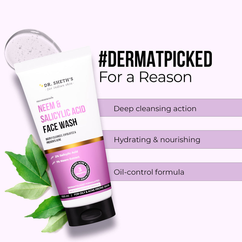 Neem & Salicylic Acid Face Wash - 100ml