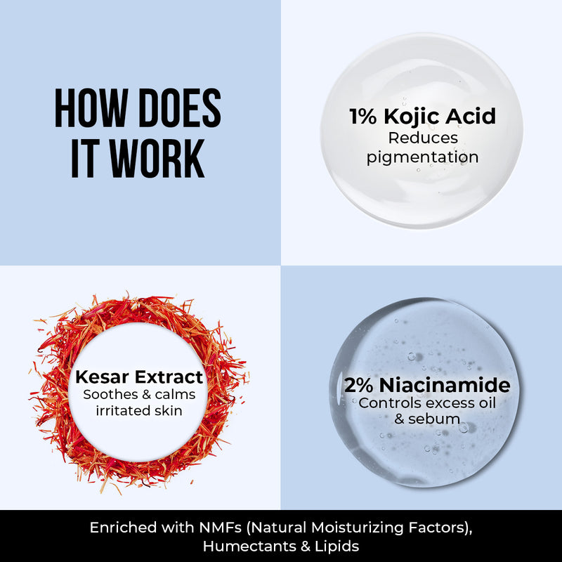 Kesar & Kojic Acid Moisturizing Cream - 50g