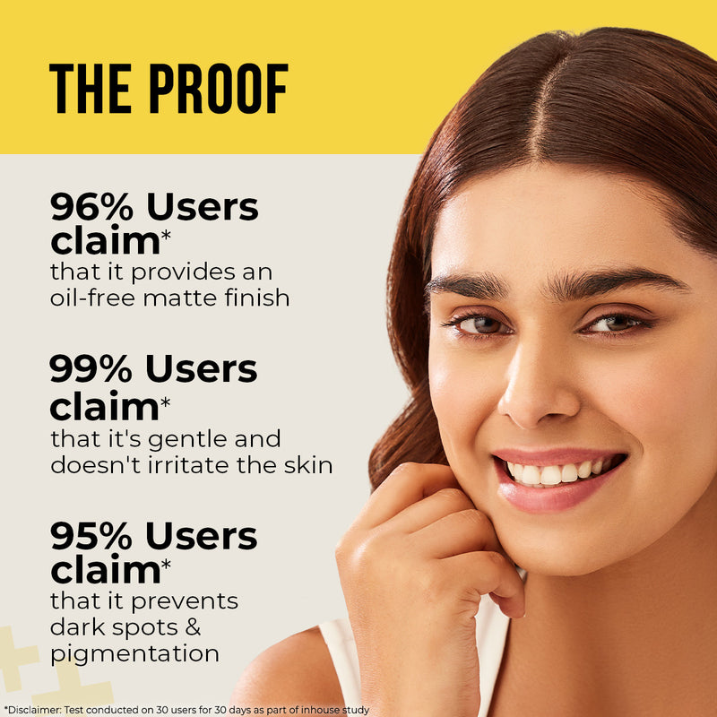 Kesar & Kojic Acid Oil Free Sunscreen - 50g In-Vivo Tested SPF 50+ PA ++++