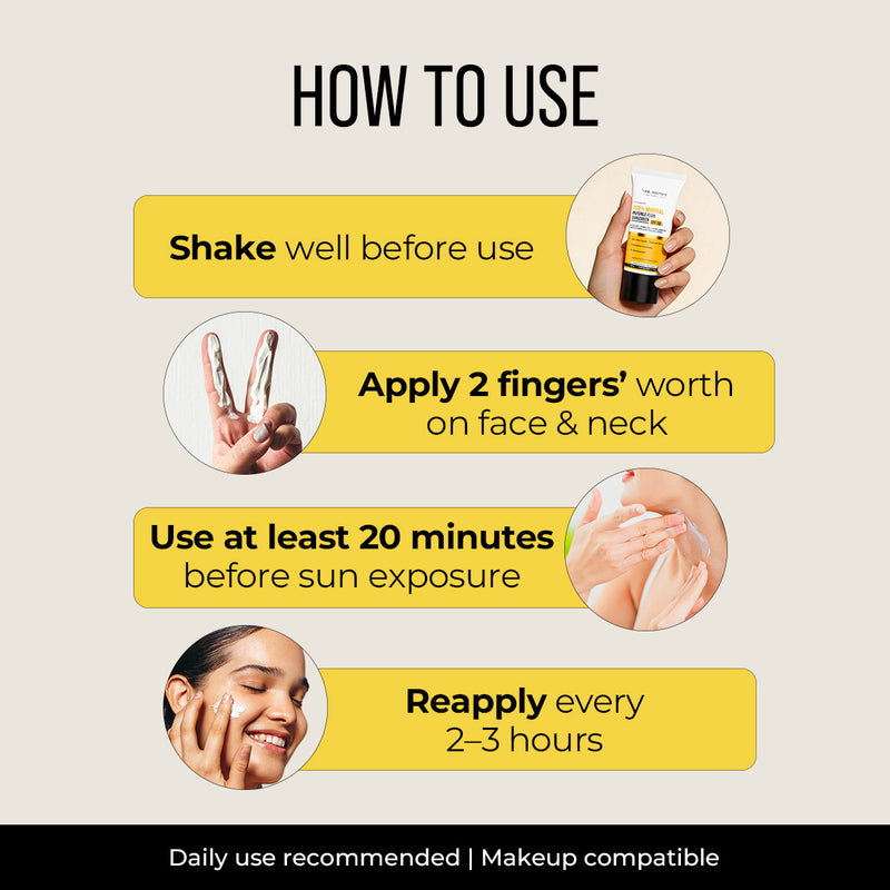 100% Mineral Invisible Fluid Sunscreen - 50g