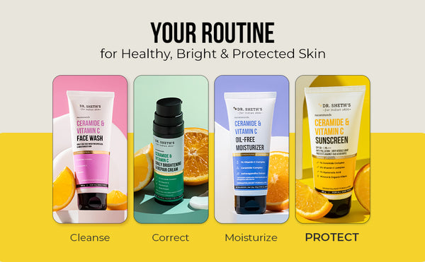 Ceramide & Vitamin C Sunscreen - 80 gm In-Vivo Tested SPF 50+ PA ++++
