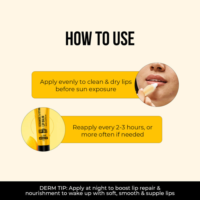 Ceramide & Vitamin C Lip Balm - 10g