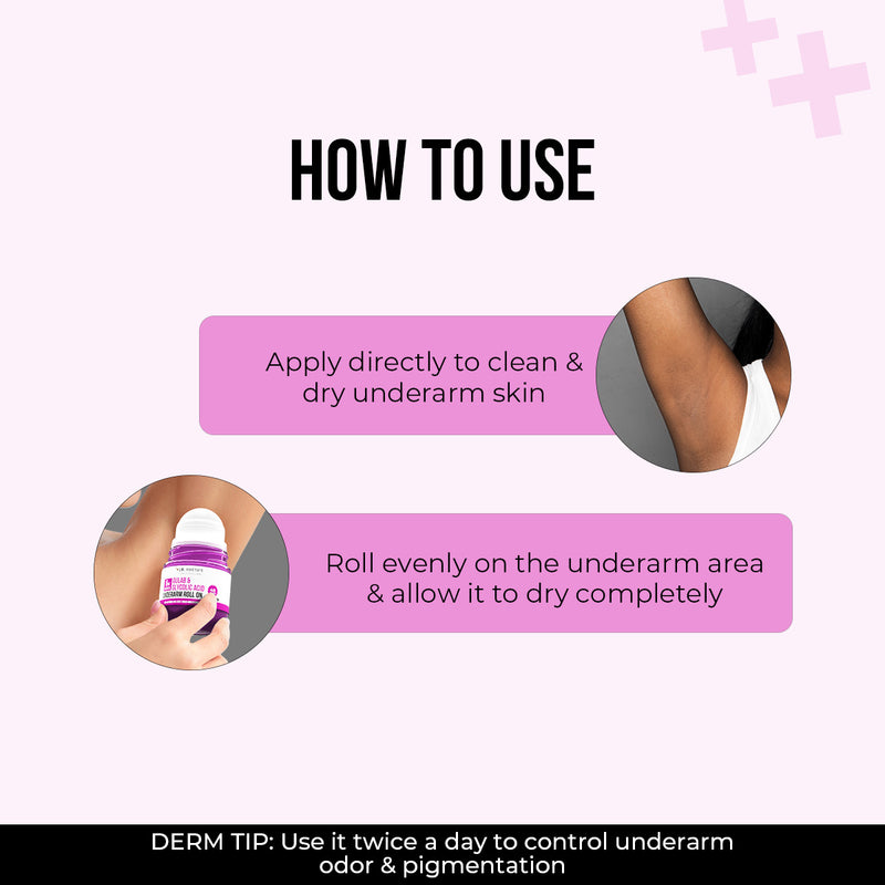 Gulab & Glycolic Acid Underarm Roll On - 50ml