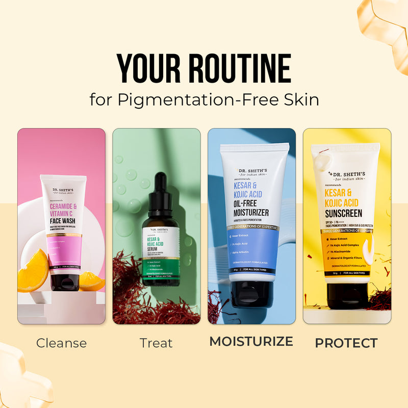 Kesar & Kojic Acid Moisturize & Protect Combo