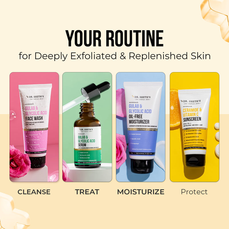 Gulab & Glycolic Acid Deep Exfoliation Kit