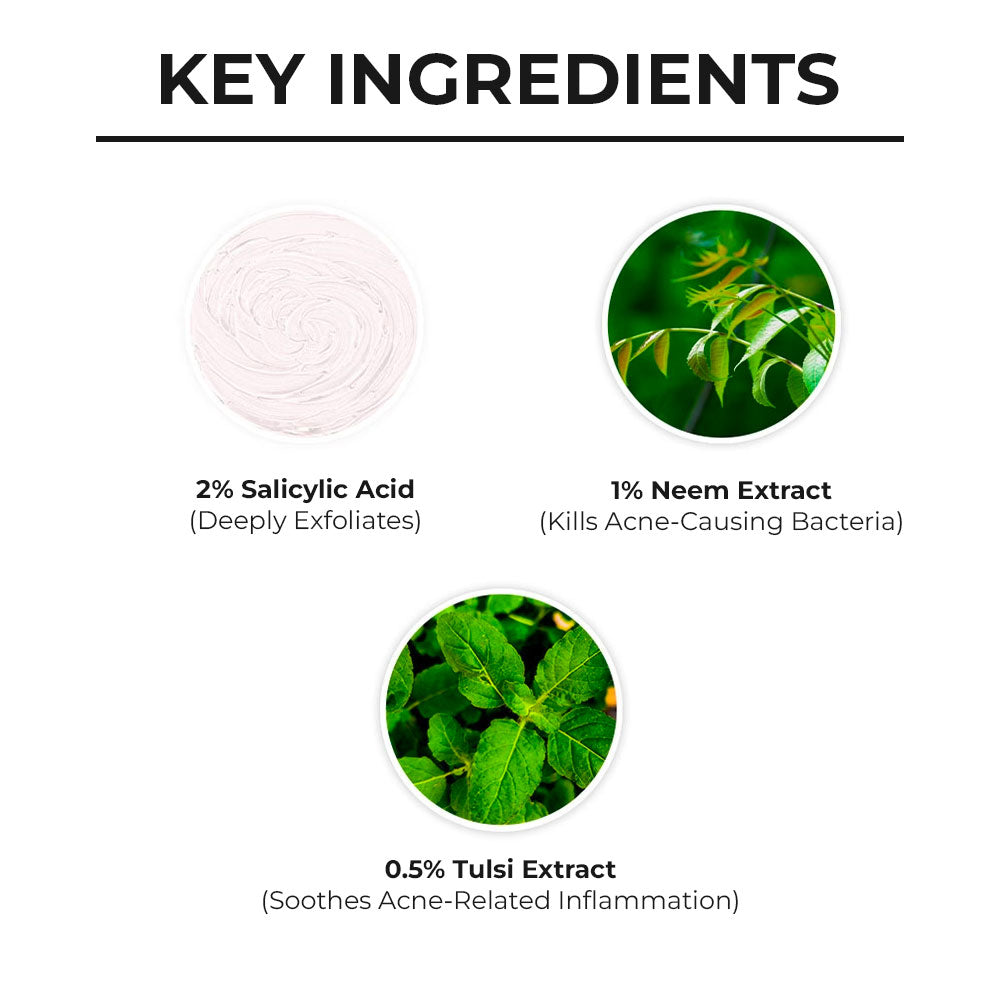 Neem & Salicylic Acid Foaming Face Wash 100ml Dr Sheth's