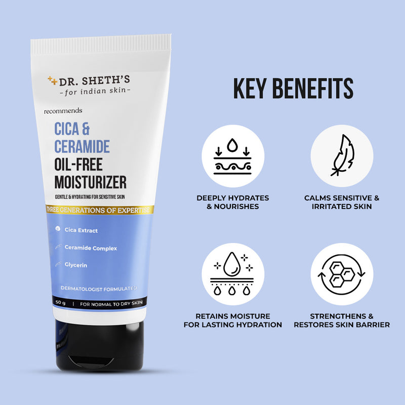 Cica & Ceramide Oil-Free Moisturizer - 50g