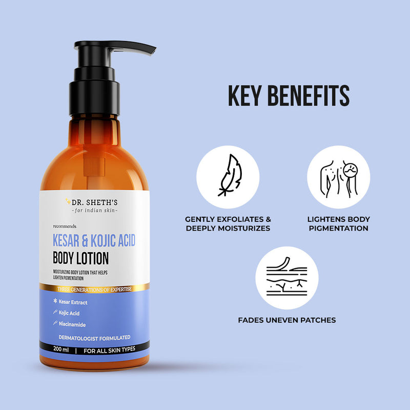 Kesar & Kojic Acid Body Lotion - 200ml