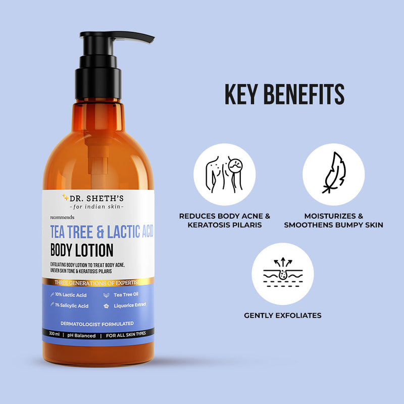 Tea Tree & Lactic Acid Body Lotion - 300ml
