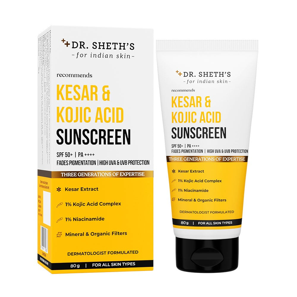 Kesar & Kojic Acid Sunscreen - 80g
