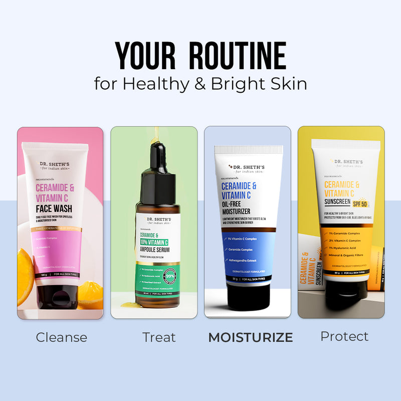 Ceramide & Vitamin C Brightening Oil-Free Moisturizer - 50g