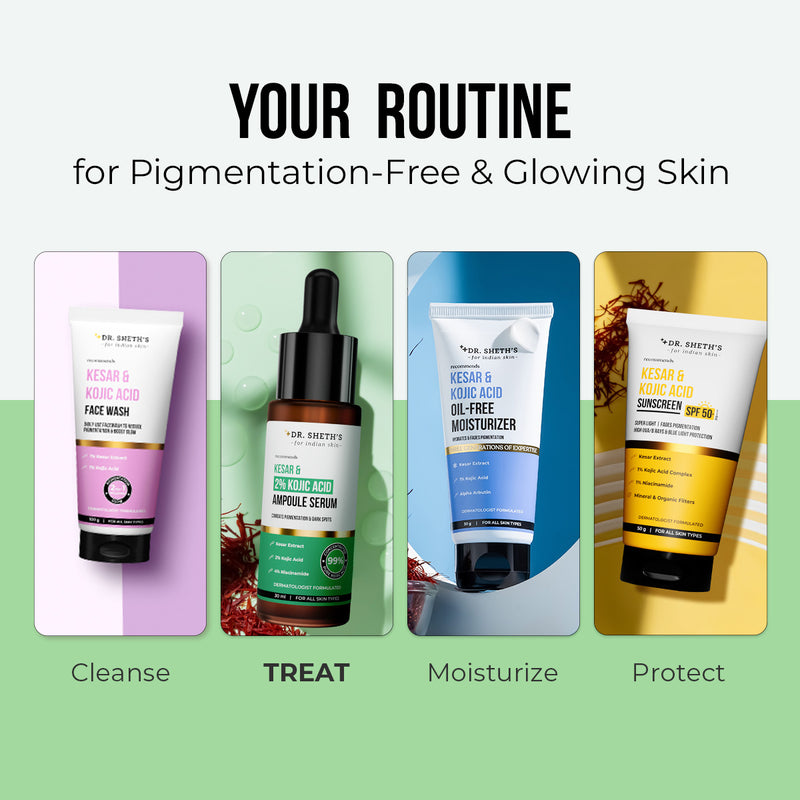 Kesar & 2% Kojic Acid Ampoule Serum - 30ml