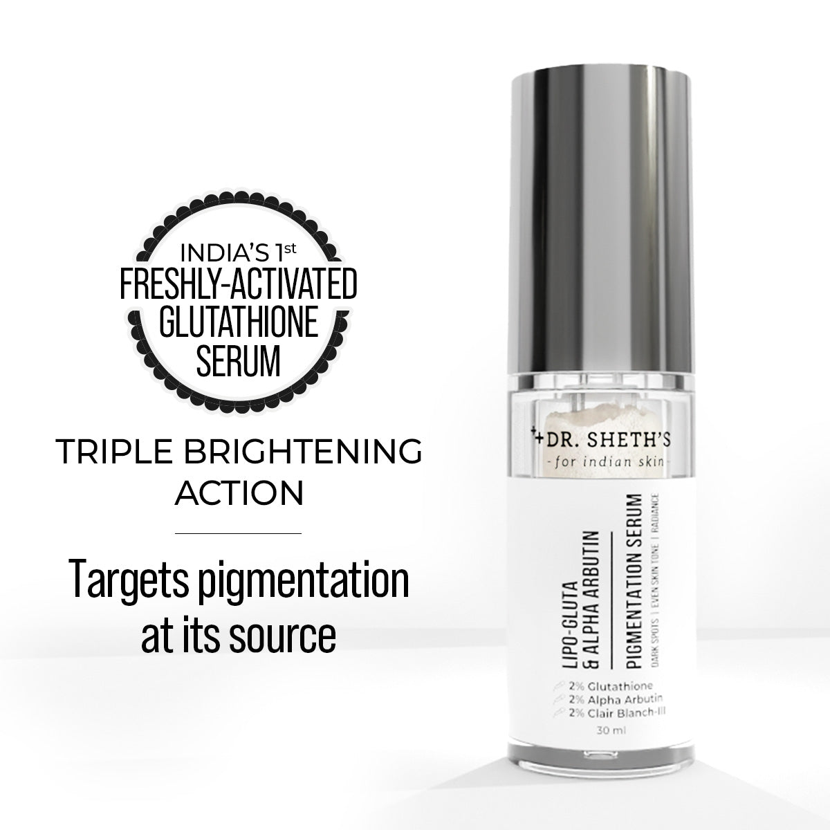 Lipo-Gluta & Alpha Arbutin Pigmentation Serum - 30ml