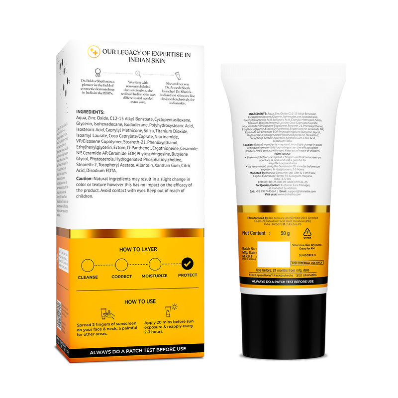 100% Mineral Invisible Fluid Sunscreen - 50g