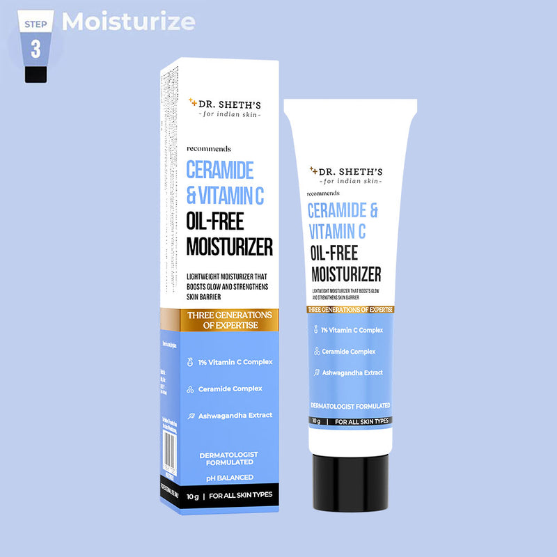 Ceramide & Vitamin C Oil-Free Moisturizer - 10g