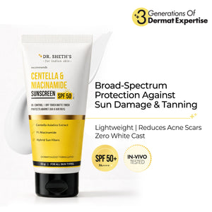 Centella & Niacinamide Oil & Acne Control Sunscreen - 50g