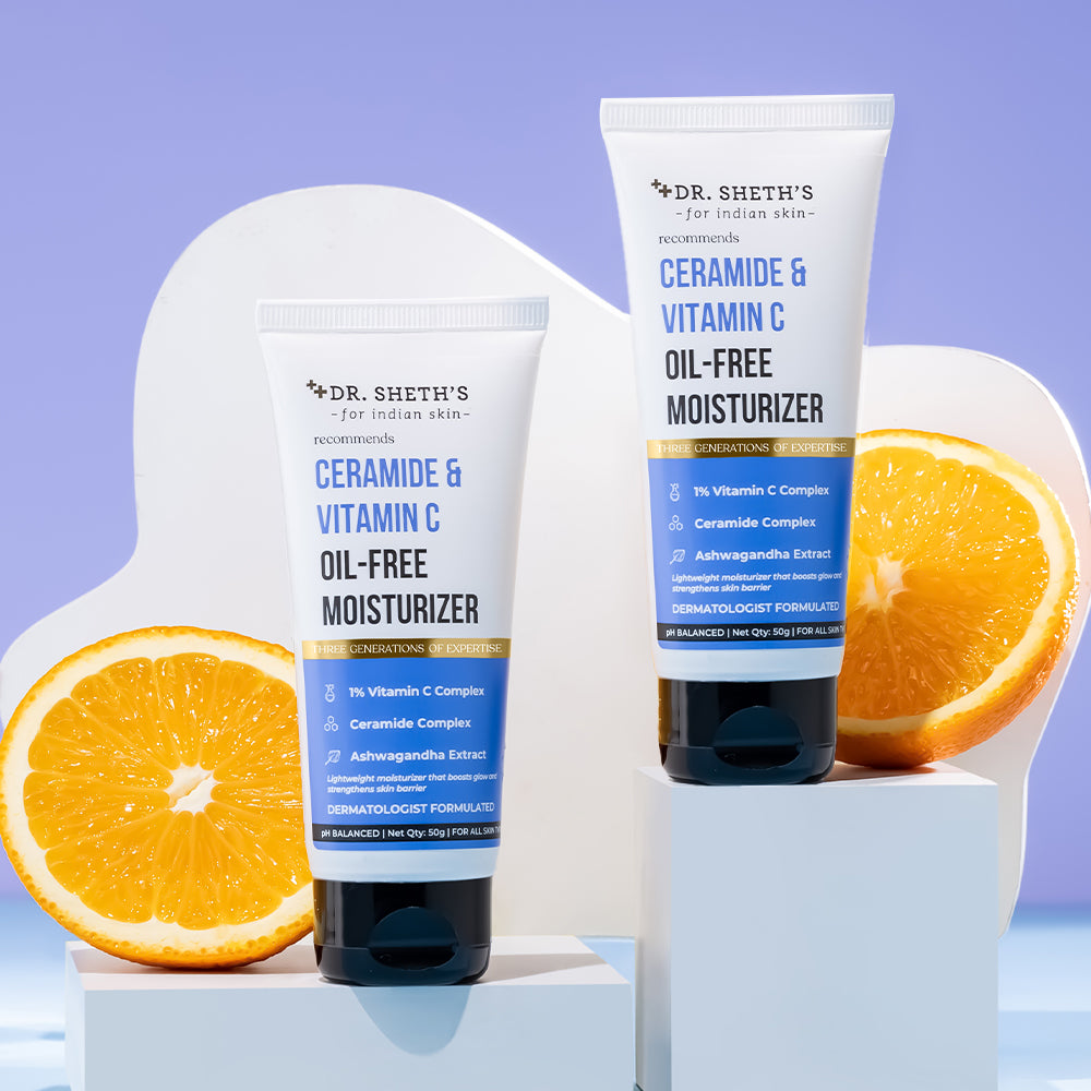 Ceramide & Vitamin C Oil-Free Moisturizer (Pack of 2)